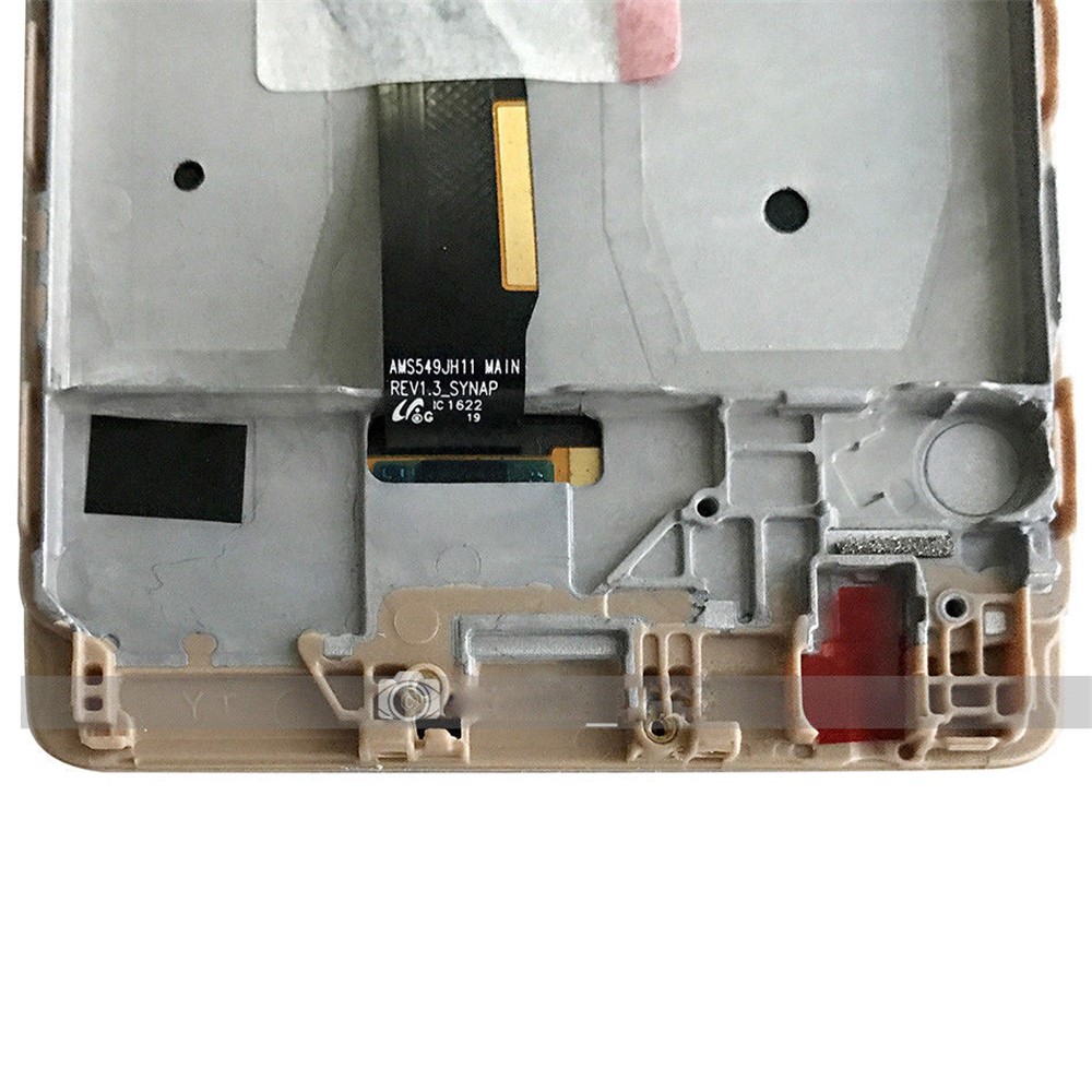 LCD Screen and Digitizer Assembly + Frame Replacement for Huawei P9 Plus - Gold-4