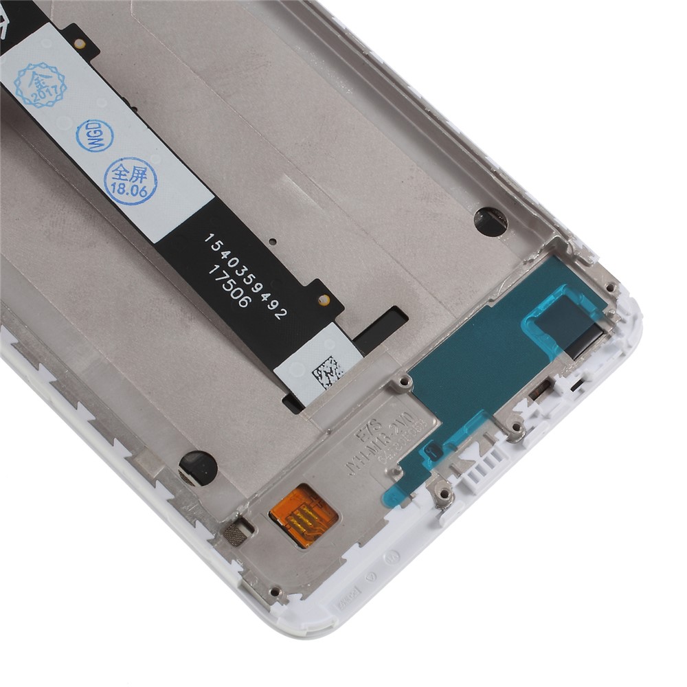 OEM LCD Screen and Digitizer + Assembly Frame Replacement for Xiaomi Redmi Note 5 (12MP Rear Camera) - White-4