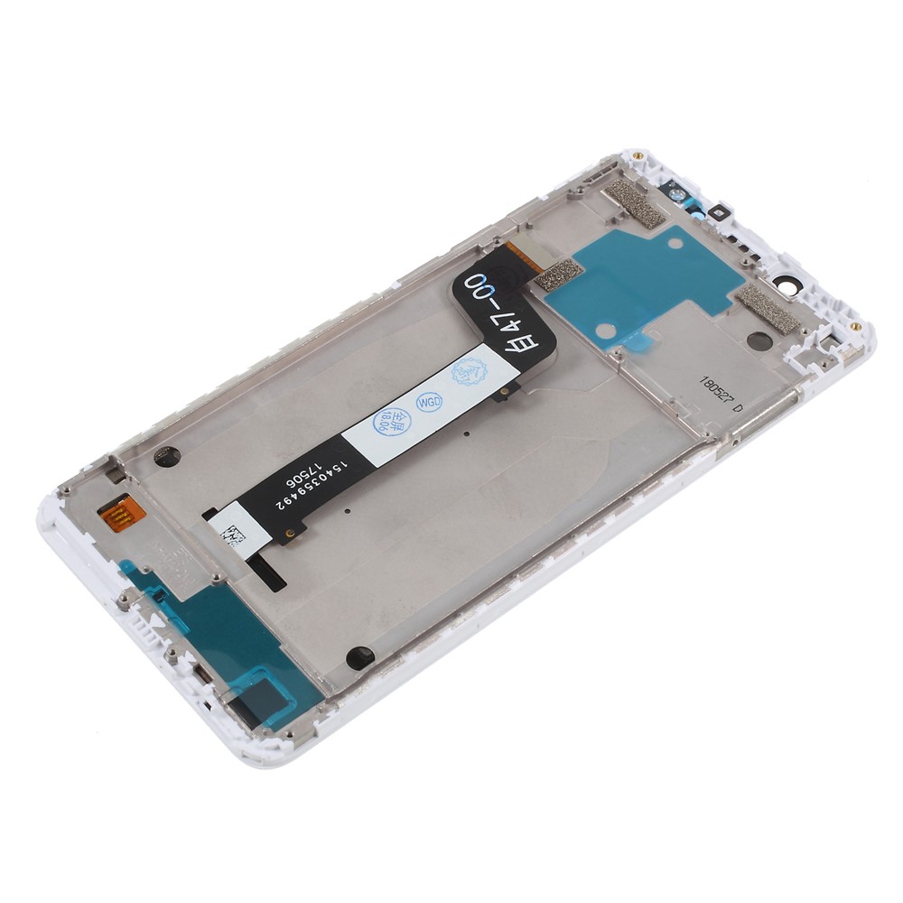 Assemblaggio di Schermo e Digitalizzatore LCD + Frame Per Xiaomi Redmi Nota 5 AI Dual Camera/Redmi Note 5 Pro (senza Logo) - Bianca