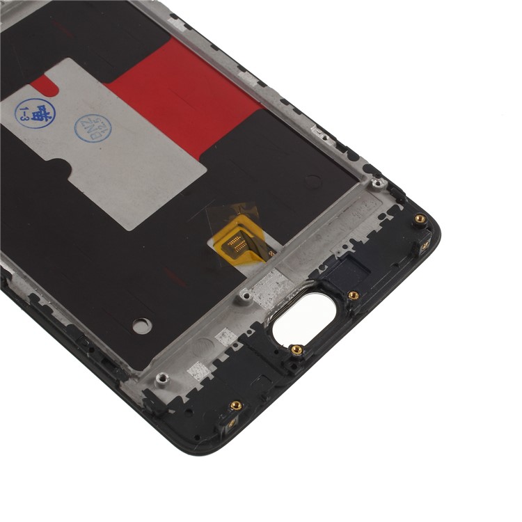 LCD Screen and Digitizer Assembly with Frame Repair Part for OnePlus 3 / 3T (TFT Version) - Black-7