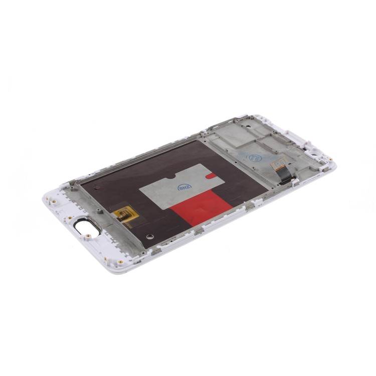 LCD Screen and Digitizer Assembly with Frame Spare Part for OnePlus 3 / 3T (TFT Version) - White-5