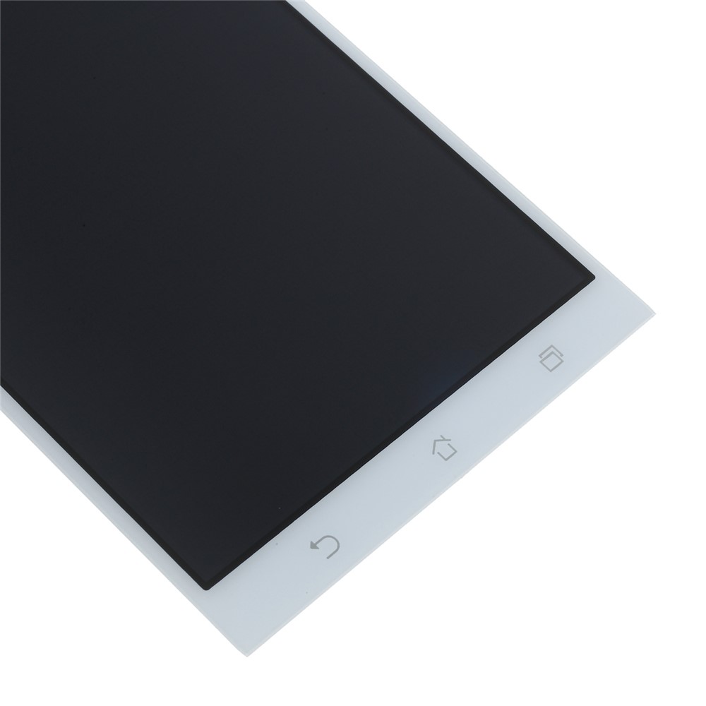 LCD Screen and Digitizer Assembly + Frame Replace Part for Asus Zenfone Go ZB552KL - White-4