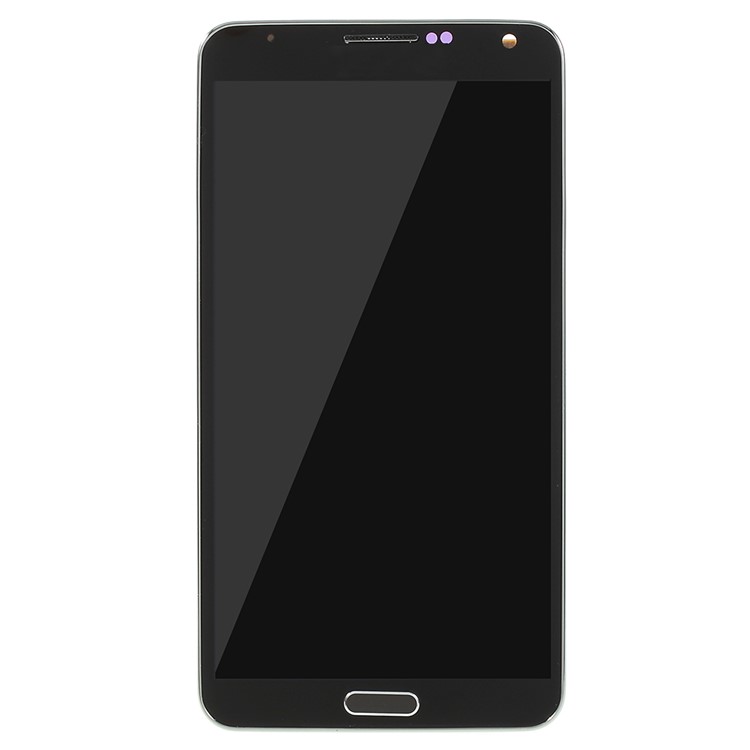 Tela De LCD E Montagem Digitador + Parte Do Quadro Para Samsung Galaxy Note 3 N9005 Com Brilho Da Tela IC - Preto-2
