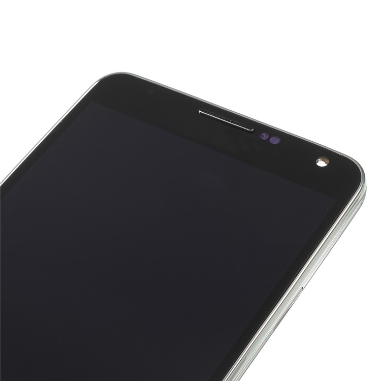 Tela De LCD E Montagem Digitador + Parte Do Quadro Para Samsung Galaxy Note 3 N9005 Com Brilho Da Tela IC - Preto-4