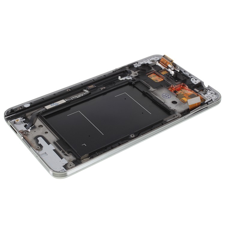 Tela De LCD E Montagem Digitador + Parte Do Quadro Para Samsung Galaxy Note 3 N9005 Com Brilho Da Tela IC - Preto-7