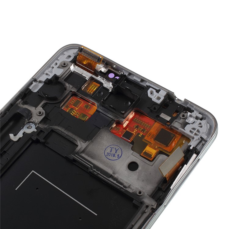 Tela De LCD E Montagem Digitador + Parte Do Quadro Para Samsung Galaxy Note 3 N9005 Com Brilho Da Tela IC - Preto-8