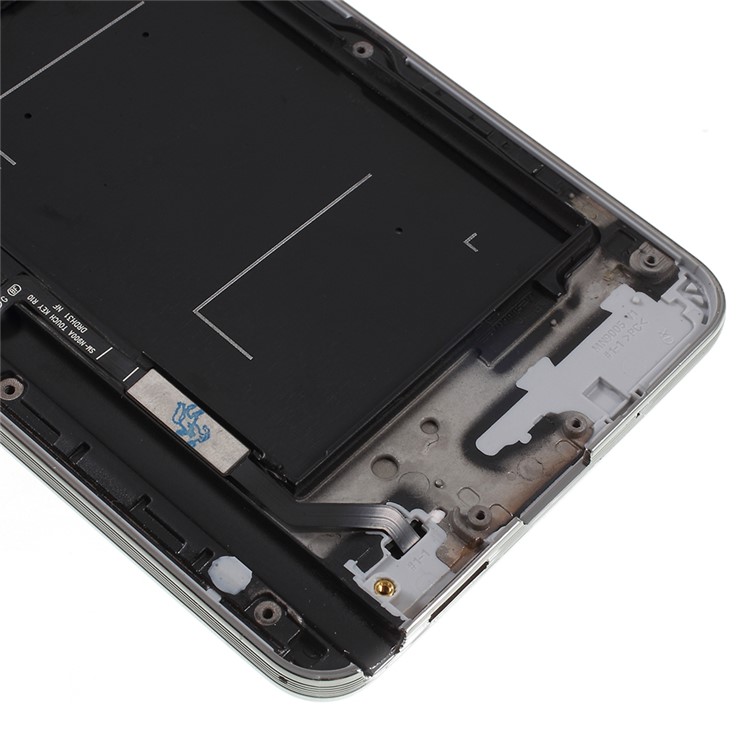 Tela De LCD E Montagem Digitador + Parte Do Quadro Para Samsung Galaxy Note 3 N9005 Com Brilho Da Tela IC - Preto-9