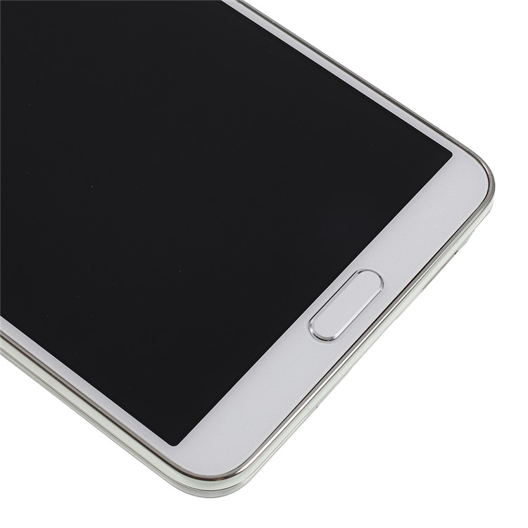 LCD Screen and Digitizer Assembly + Frame Replacement for Samsung Galaxy note 3 N9005 with Screen Brightness IC - White-5