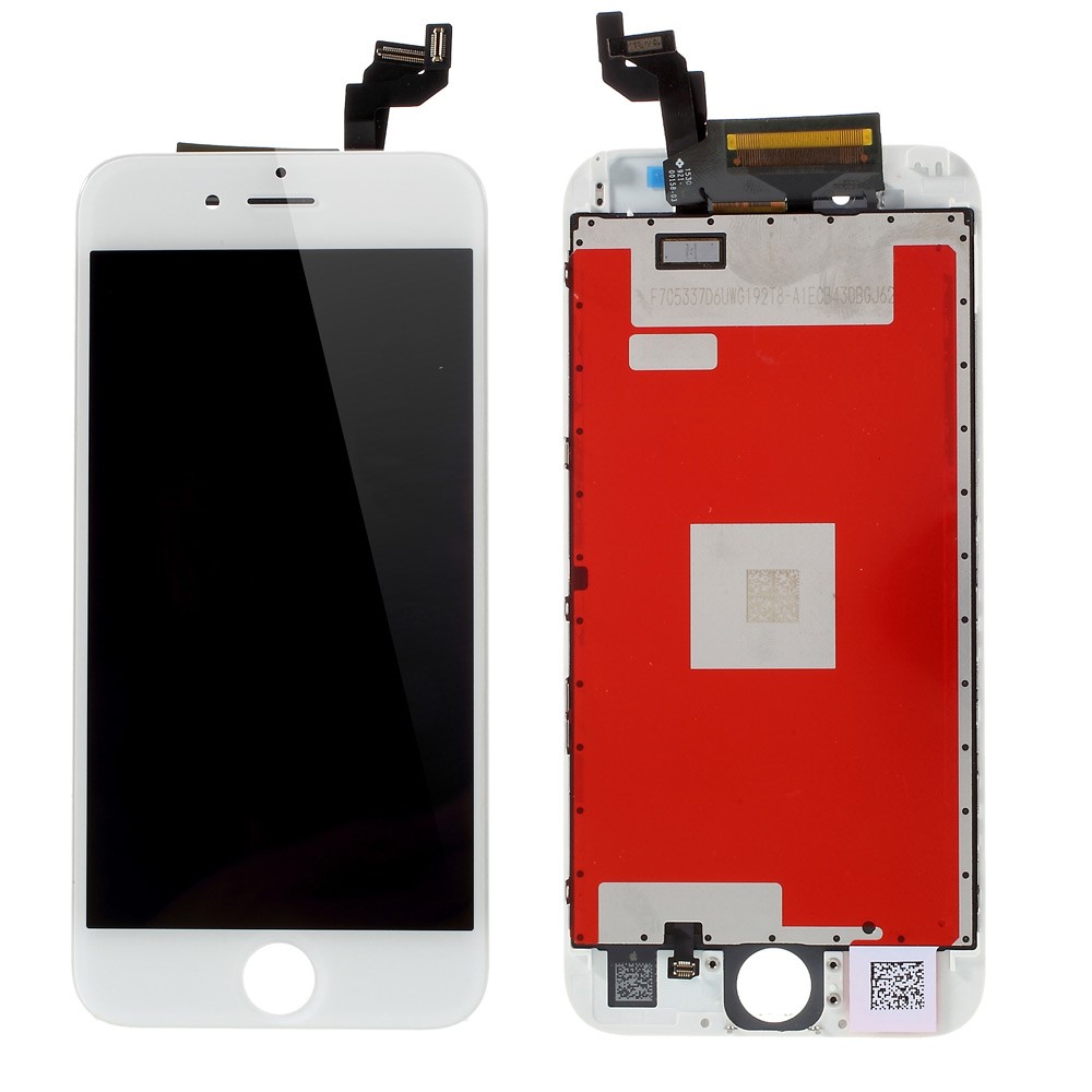 Pour L'iphone 6 S 4.7 Écran LCD Et Numériseur Assemblée + Cadre Avec Petit Remplacement (fabriqué Par Le Fabricant De La Chine - Version Plus Lumineuse) - Blanc-1