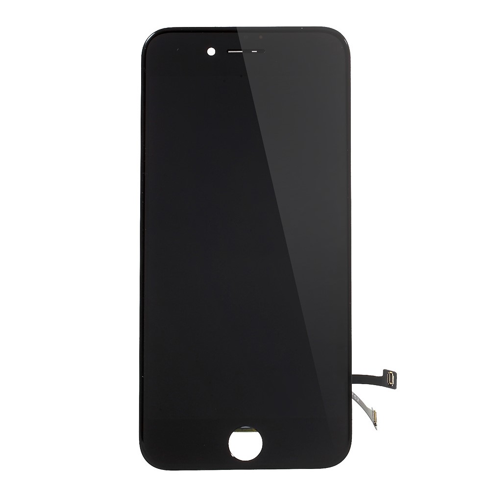 LCD Screen and Digitizer Assembly + Frame with Small Parts for iPhone 7 4.7 (Made by China Manufacturer, 400cd/m2 Brighter/Lumen) - Black-2