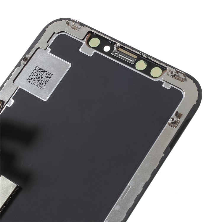 Para Iphone X AMOLED Tecnología Pantalla LCD Y Ensamblaje Digitalizador + Marco (fabricado Por El Fabricante De Porcelana) - Negro-3