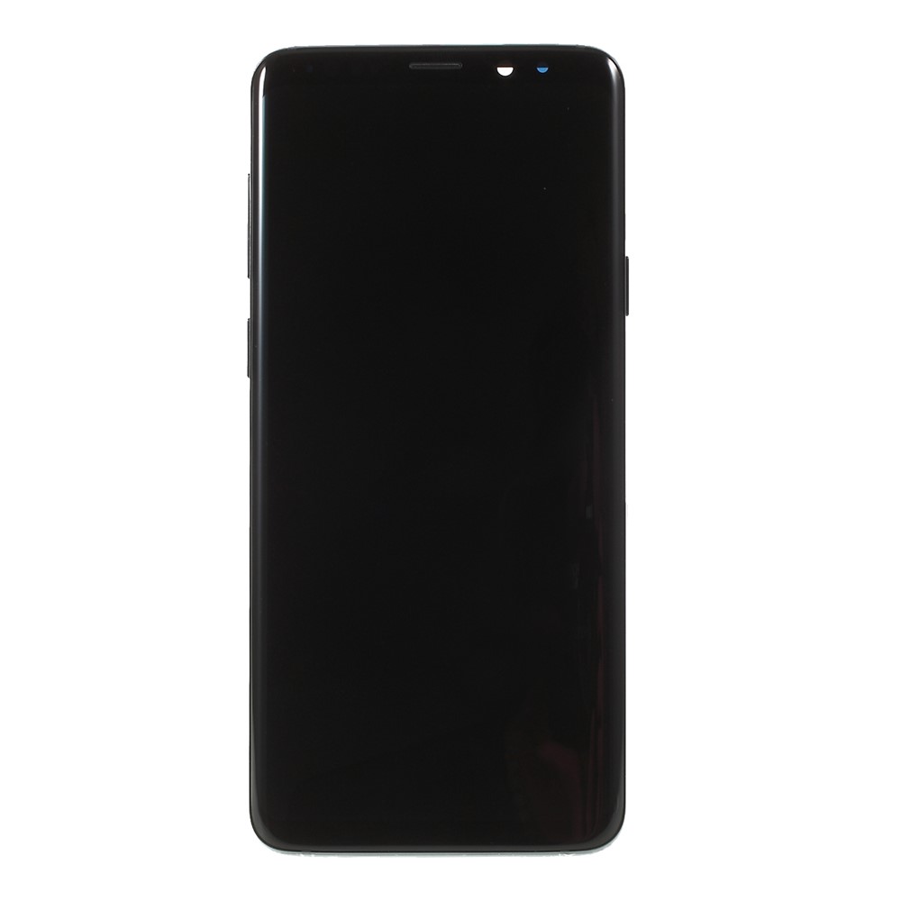 OEM LCD Screen and Digitizer + Assembly Frame Part for Samsung Galaxy S9+ G965 - Black-2