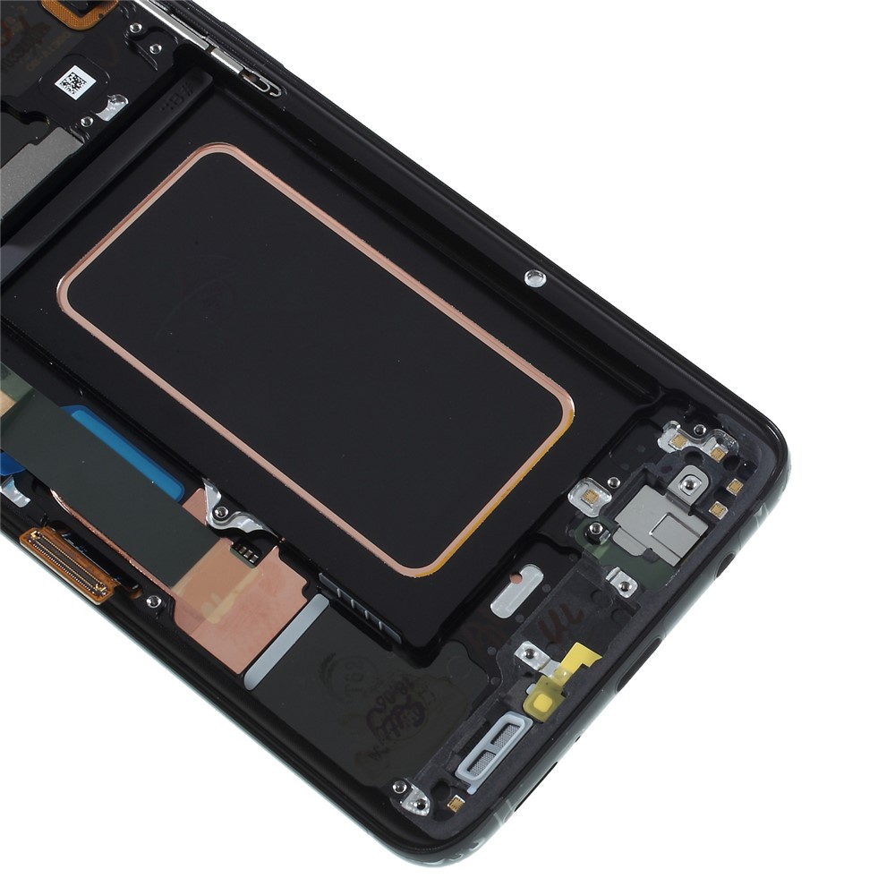 OEM LCD Screen and Digitizer + Assembly Frame Part for Samsung Galaxy S9+ G965 - Black-4