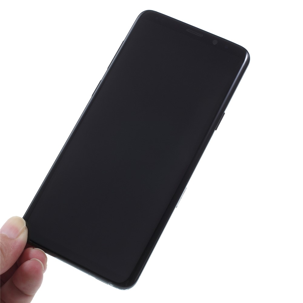 OEM LCD Screen and Digitizer + Assembly Frame Part for Samsung Galaxy S9+ G965 - Black-7