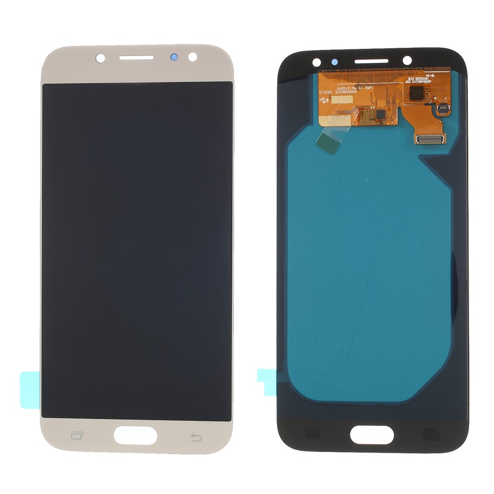 LCD Screen and Digitizer Assembly Part for Samsung Galaxy J7 2017 J730 (OLED Version) - Gold-1
