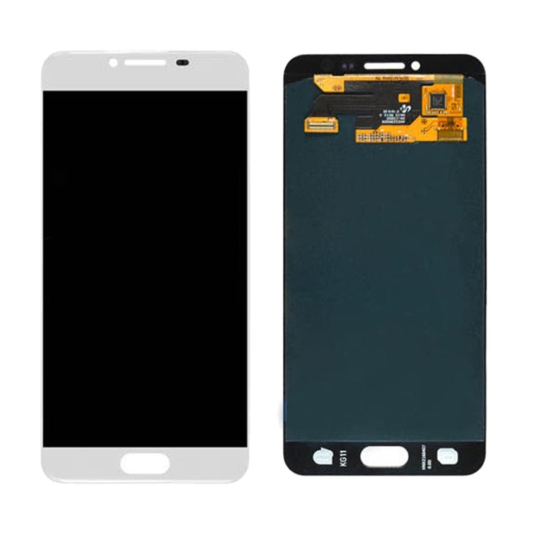 OEM LCD Screen and Digitizer Assembly Replacement for Samsung Galaxy C5 (2016) C5000 - White-1