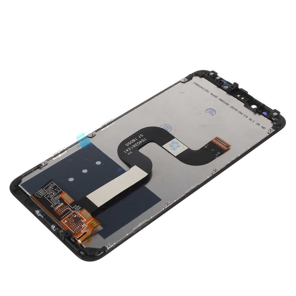 Brand New and OEM LCD Screen and Digitizer Assembly Part with Frame for Xiaomi Mi A2 / Mi 6X - Black-3