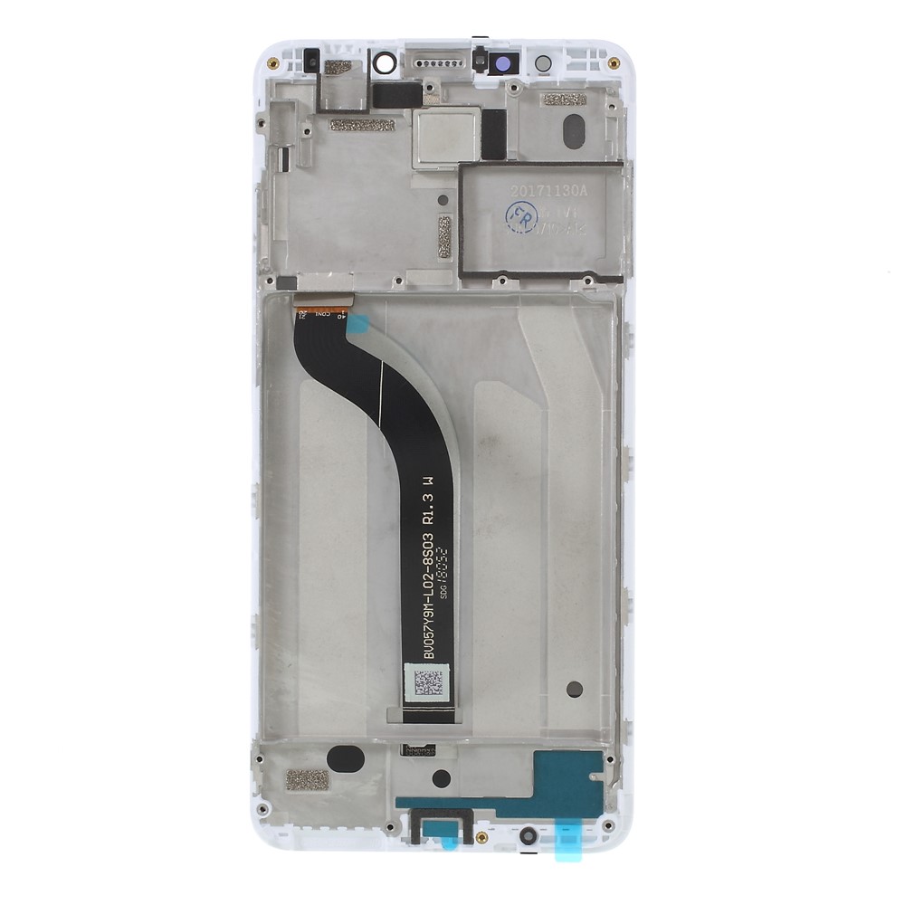 OEM LCD Screen and Digitizer Assembly with Frame Parts for Xiaomi Redmi 5 - White-2