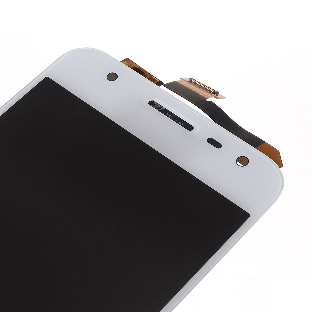 LCD Screen and Digitizer Assembly Part Replacement for Samsung Galaxy J5 Prime (Non-OEM Screen Glass Lens, OEM Other Parts) - White-3