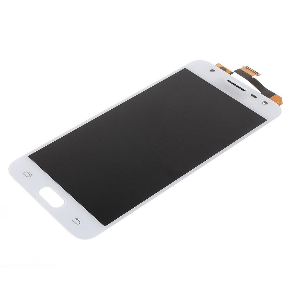 LCD Screen and Digitizer Assembly Part Replacement for Samsung Galaxy J5 Prime (Non-OEM Screen Glass Lens, OEM Other Parts) - White-4