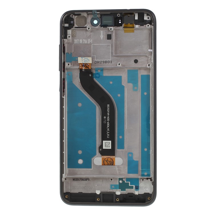 LCD Screen and Digitizer Assembly + Frame Part for Huawei Honor 8 Lite (2017) - Black-2