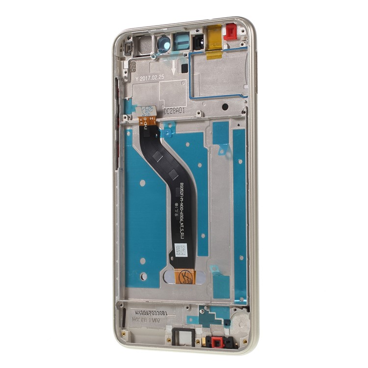 LCD Screen and Digitizer Assembly + Frame Part Replacement for Huawei Honor 8 Lite (2017) - Gold-3