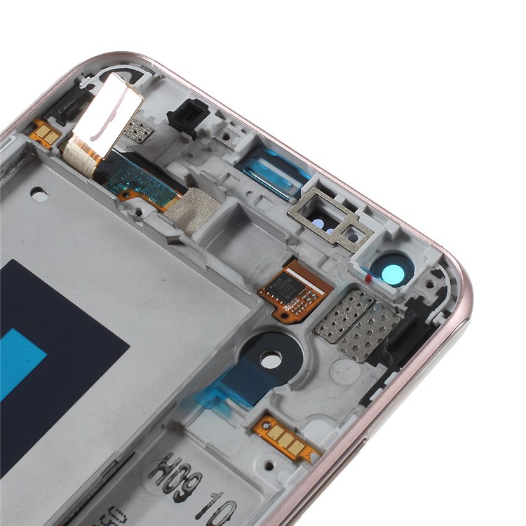 OEM LCD Screen and Digitizer Assembly + Frame Replace Part for LG X Cam K580 - Pink-4