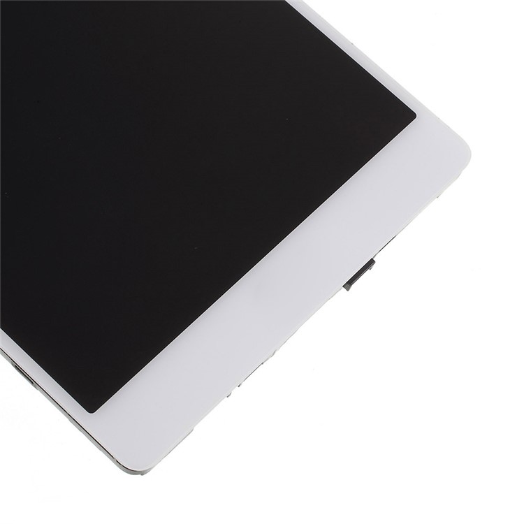 OEM LCD Screen and Digitizer Assembly + Frame Part for LG X max K240 - White-6
