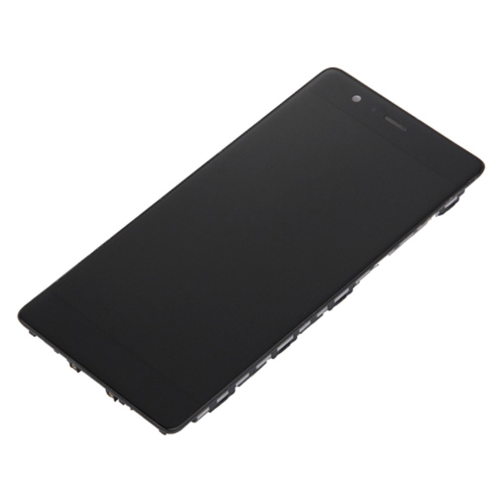 LCD Screen and Digitizer Assembly + Frame Replacement for Huawei P9 - Black-4