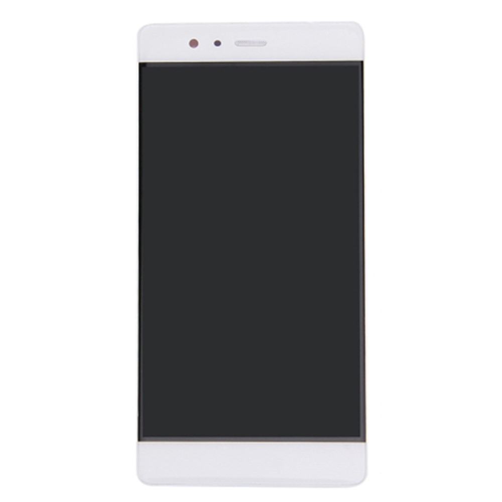 LCD Screen and Digitizer Assembly + Frame Part for Huawei P9 - White-2