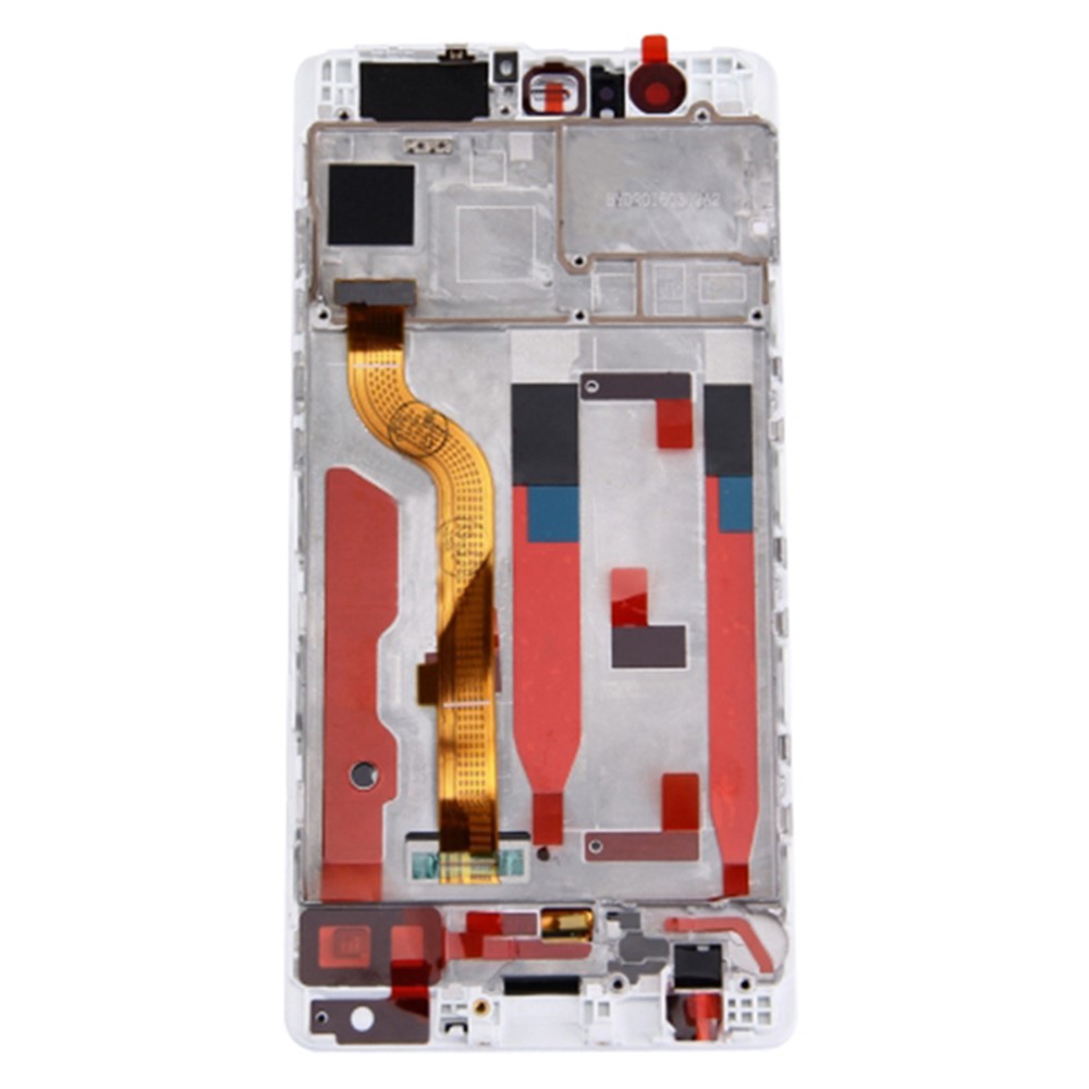 LCD Screen and Digitizer Assembly + Frame Part for Huawei P9 - White-3