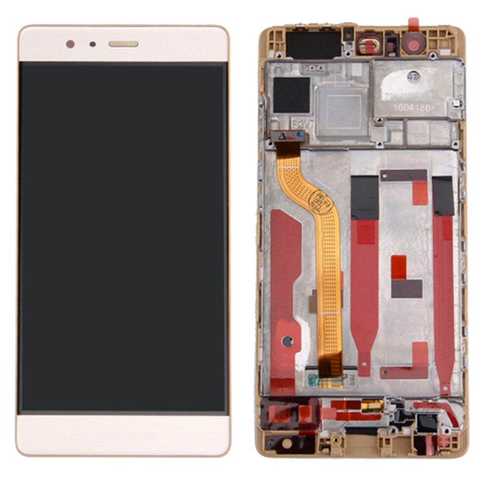 Tela De LCD E Montagem Digitador + Parte De Substituição Do Quadro Para Huawei P9 - Ouro-1
