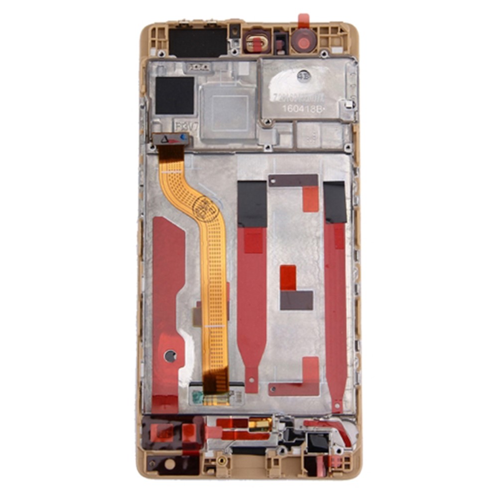 Tela De LCD E Montagem Digitador + Parte De Substituição Do Quadro Para Huawei P9 - Ouro-3