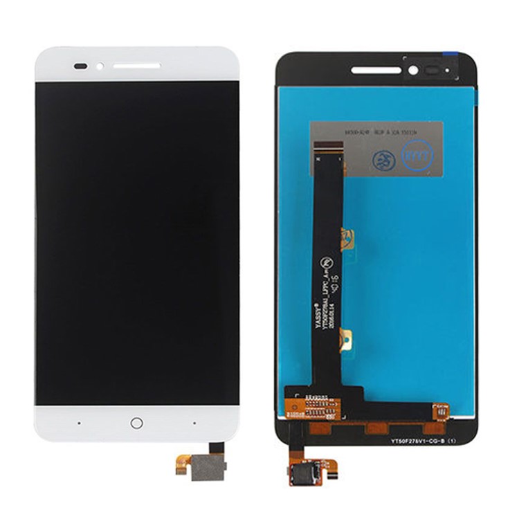 OEM LCD Screen and Digitizer Assembly Replacepart (Version: 318) for ZTE Blade A610 - White-1