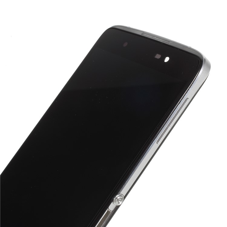 LCD Screen and Digitizer Assembly + Frame Part Replacement for Alcatel OneTouch Idol 4 LTE 6055 - Silver-5