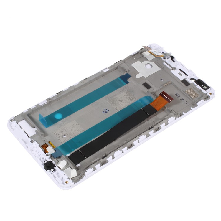 OEM LCD Screen and Digitizer Assembly Part with Frame for Alcatel OneTouch Pop 4 6.0" 7070 - White-3