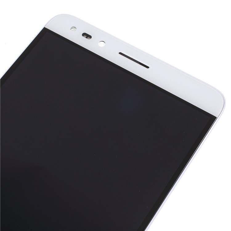 OEM LCD Screen and Digitizer Assembly Part with Frame for Alcatel OneTouch Pop 4 6.0" 7070 - White-6