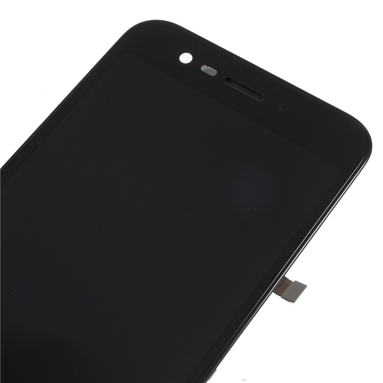 OEM LCD Screen And Digitizer Assembly + Frame Para Vodafone Smart Prime 7 VF600 - Preto