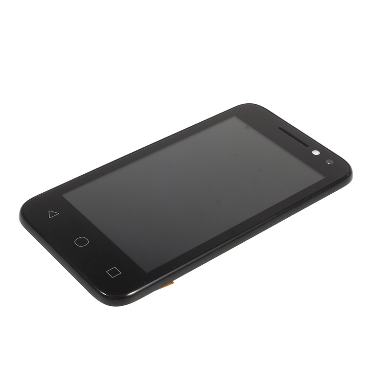 OEM LCD Screen and Digitizer Assembly + Frame Replacement for Alcatel U3 4049D - Black-2