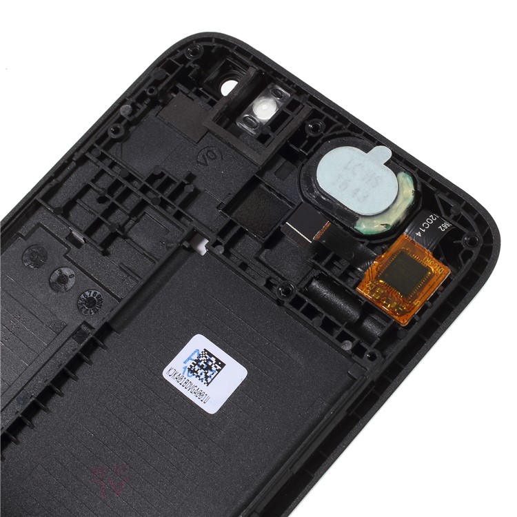 OEM LCD Screen and Digitizer Assembly + Frame Replacement for Alcatel U3 4049D - Black-4