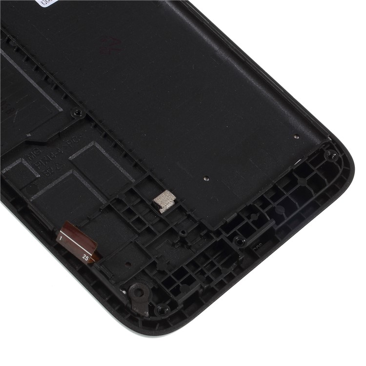 OEM LCD Screen and Digitizer Assembly + Frame Replacement for Alcatel U3 4049D - Black-5
