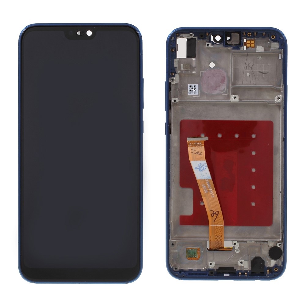 Écran D'écran LCD et Numériseur + Partie de Remplacement du Cadre Pour Huawei P20 Lite / Nova 3e - Bleu