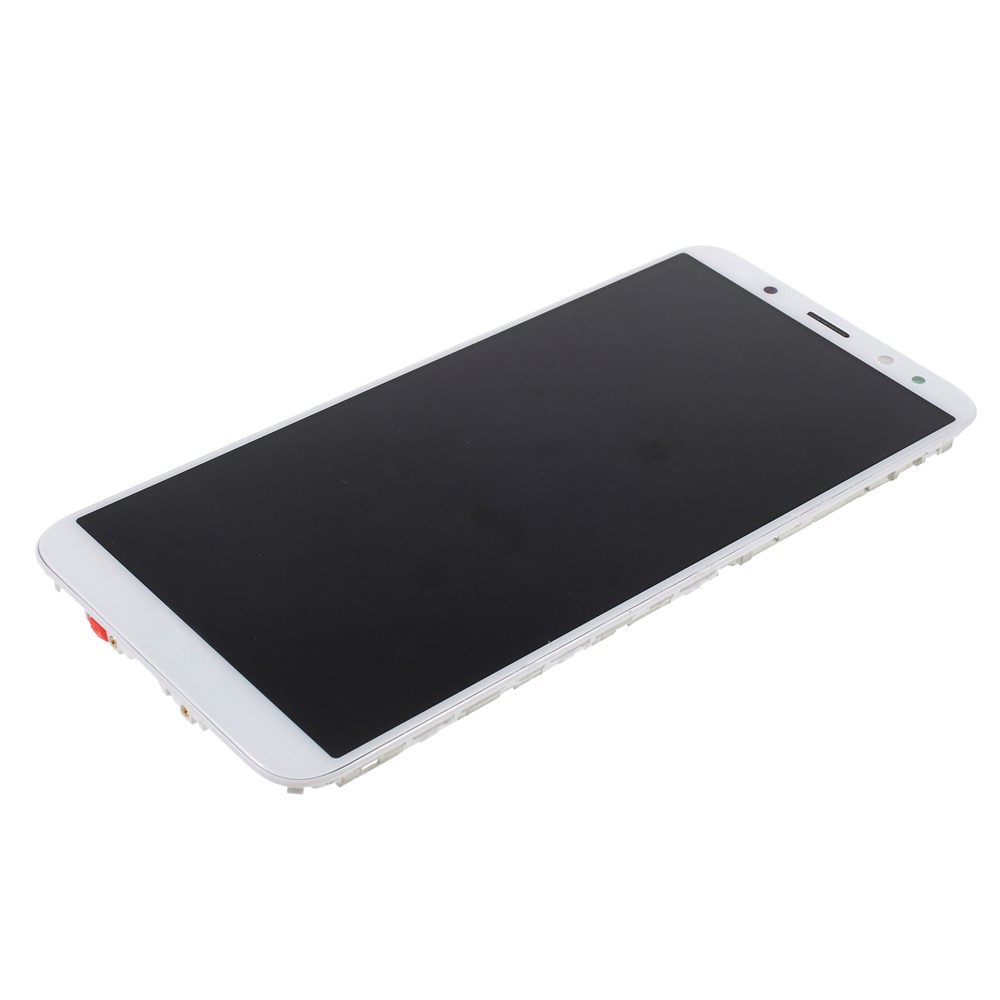 LCD Screen and Digitizer Assembly + Frame Repair Part for Huawei Mate 10 Lite - White-7
