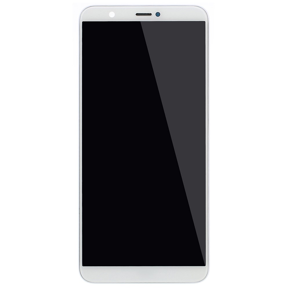 LCD Screen and Digitizer Assembly + Frame Replacement Part for Huawei P Smart / Enjoy 7S - White-2