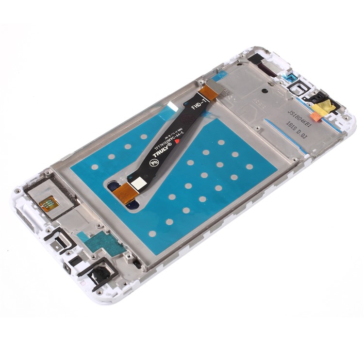 LCD Screen and Digitizer Assembly + Frame Repair Part for Huawei P Smart / Enjoy 7S - Gold-4