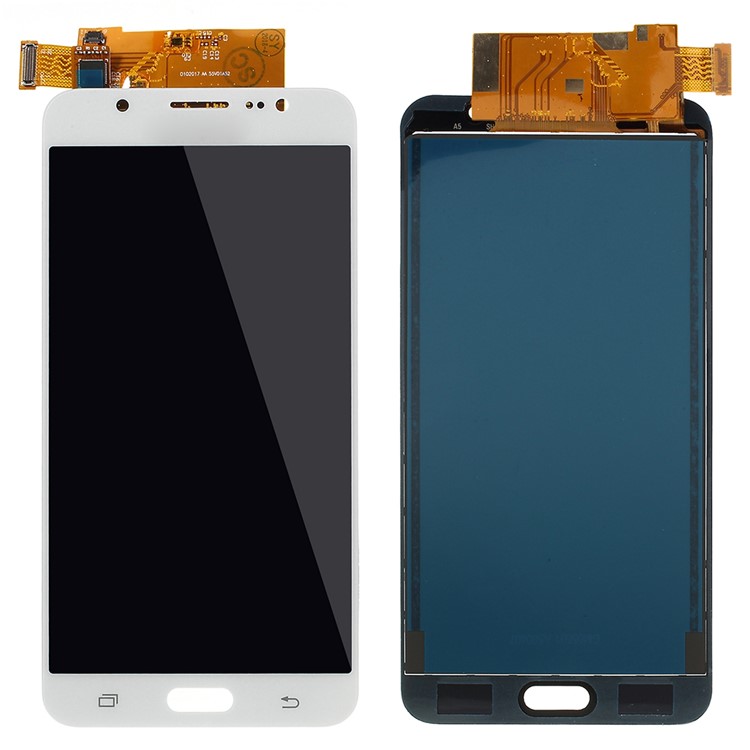 LCD Screen and Digitizer Assembly Replacement Part for Samsung Galaxy J7 (2016) J710 - White-1