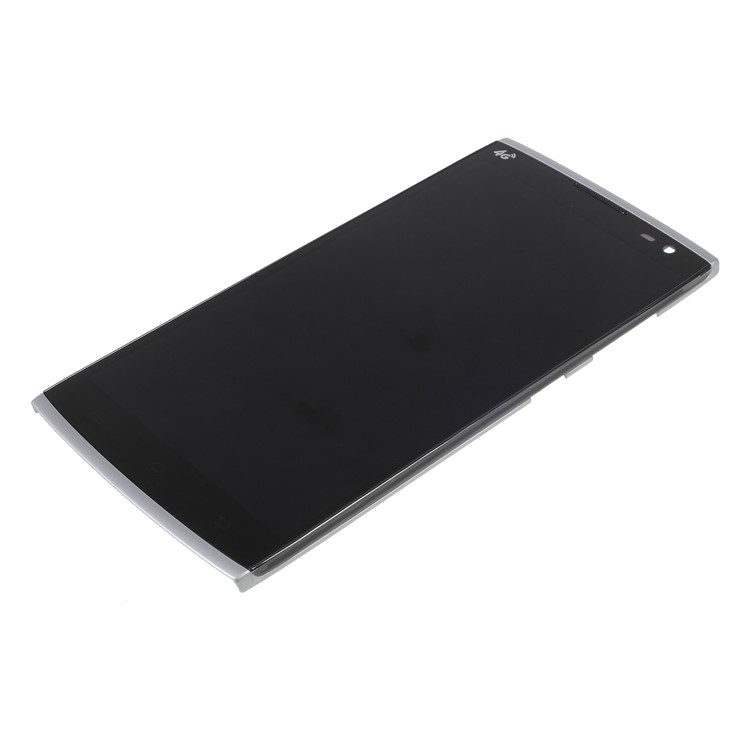 OEM LCD Screen and Digitizer Assembly + Frame Part for Alcatel One Touch Orange Nura M812 - Black / Silver-4