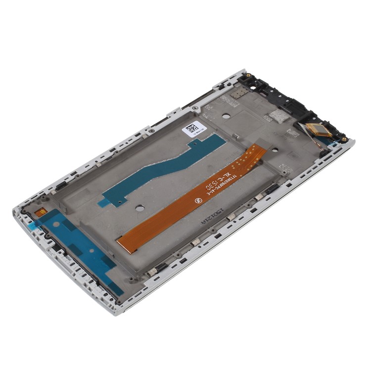OEM LCD Screen and Digitizer Assembly + Frame Part for Alcatel One Touch Orange Nura M812 - Black / Silver-6