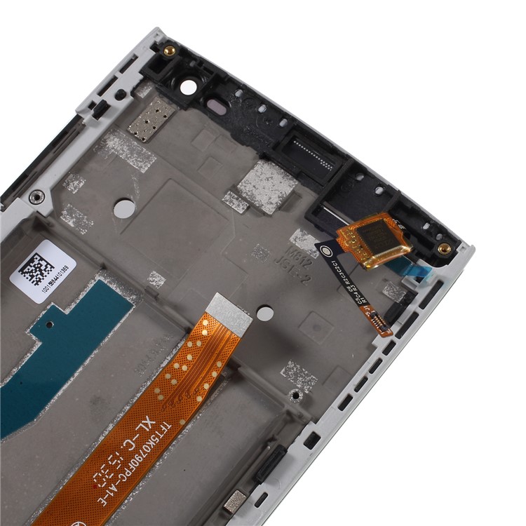OEM LCD Screen and Digitizer Assembly + Frame Part for Alcatel One Touch Orange Nura M812 - Black / Silver-7