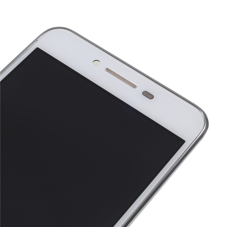 OEM LCD Screen and Digitizer Assembly + Frame Part for Lenovo Lemon 3s - White-2